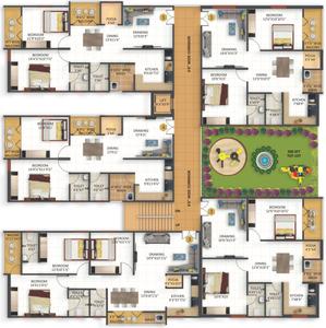 Project Image of 1103.0 - 1389.0 Sq.ft 2 BHK Apartment for buy in Go Green Parimi Heights