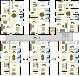 Project Image of 900.0 - 1025.0 Sq.ft 2 BHK Apartment for buy in VR Ram Residency Phase 2