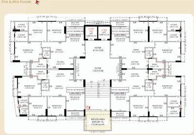 Project Image of 796.1 - 855.73 Sq.ft 3 BHK Apartment for buy in Shankara Fifth Element