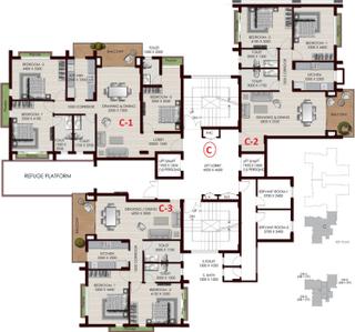 Project Image of 1260.0 - 1978.0 Sq.ft 2 BHK Apartment for buy in Vedic Sanjeeva Tower