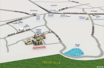 Project Image of 2064 Sq.ft 3 BHK Apartment / Flat for sale in Thane West for Rs. 32600000