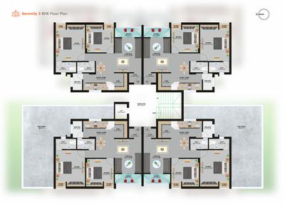 Project Image of 1400.0 - 2000.0 Sq.ft 2 BHK Apartment for buy in Shagoon Serenity