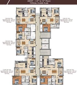 Project Image of 1018 Sq.ft 2 BHK Apartment / Flat for sale in Adambakkam for Rs. 16000000