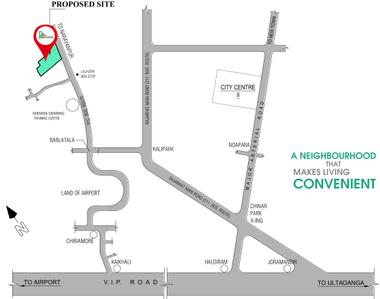 Project Image of 868 Sq.ft 3 BHK Apartment / Flat for sale in Kaikhali for Rs. 5800000