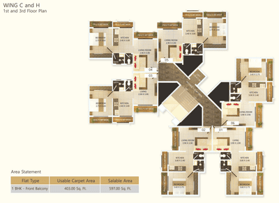 Project Image of 273.0 - 416.0 Sq.ft 1 RK Apartment for buy in Shree Vallabh Aangan