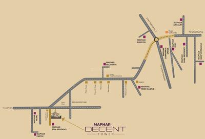 Project Image of 1666.0 - 2559.0 Sq.ft 3 BHK Apartment for buy in Maphar Decent Tower
