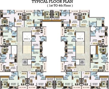 Project Image of 335.0 - 480.0 Sq.ft 1 RK Apartment for buy in Galaxy Aster