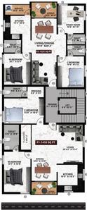 Project Image of 800.0 - 1410.0 Sq.ft 2 BHK Apartment for buy in Viva Vally