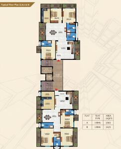 Project Image of 2355.0 - 2580.0 Sq.ft 3 BHK Apartment for buy in NK Poddar Enclave