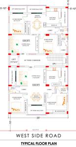SR Heights S R Heights Cluster Plan for typical Floor 1