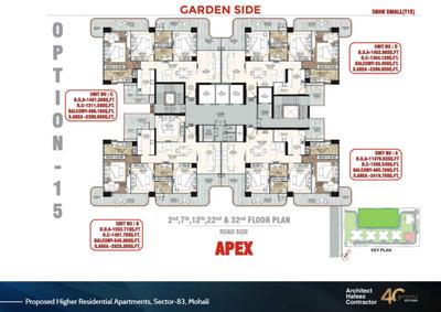 Project Image of 2300.0 - 2800.0 Sq.ft 3 BHK Apartment for buy in STJ The Pinnacle
