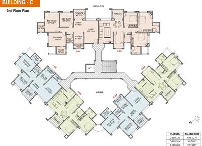 Project Image of 477.0 - 1320.0 Sq.ft 1 BHK Apartment for buy in Chirag Grande View 7 Phase 1 Building A to Phase 2 Building C