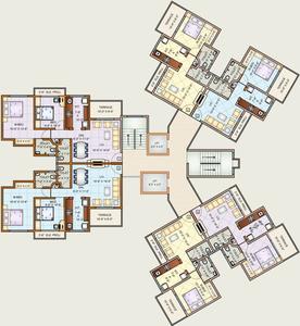Project Image of 411.0 - 636.0 Sq.ft 1 BHK Apartment for buy in Charms Heights Phase I B1 And B4