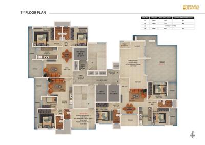 Project Image of 480.0 - 1505.0 Sq.ft 2 BHK Apartment for buy in Dreams Empire