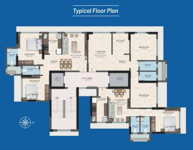 Project Image of 432.39 - 750.89 Sq.ft 1 BHK Apartment for buy in Namo Shantiniketan