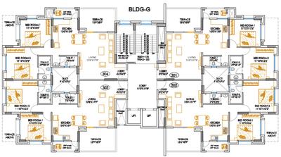 Project Image of 876.0 - 953.0 Sq.ft 2 BHK Apartment for buy in Teerth Aarohi FG