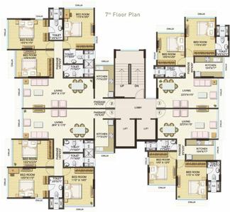 Project Image of 686.0 - 1420.0 Sq.ft 2 BHK Apartment for buy in Kamala Nav Natraj