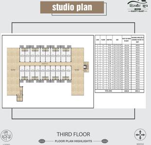 Hirnot Happy Mart  Happy Mart Cluster Plan For 3rd Floor 1