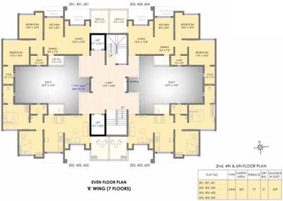 Project Image of 417.0 - 934.0 Sq.ft 1 BHK Apartment for buy in Dreams Veeroday