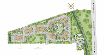 Project Image of 2250 Sq.ft 3 BHK Apartment / Flat for sale in Kasimpur Viruha for Rs. 14500000