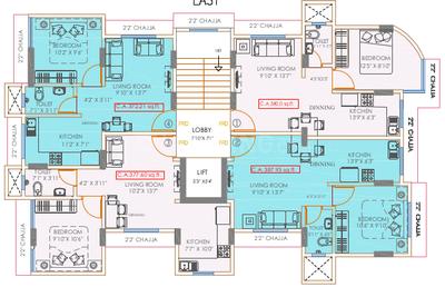 Project Image of 300.0 - 466.0 Sq.ft 1 RK Apartment for buy in Kings Pride