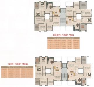 Project Image of 448.0 - 607.0 Sq.ft 1 BHK Apartment for buy in Rajratna Rangai Residency