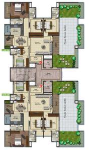 Project Image of 1675.0 - 2205.0 Sq.ft 3 BHK Apartment for buy in DSR Eden Greens