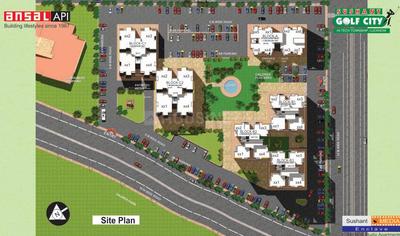 Ansal API Sushant Media Enclave Images for Layout Plan of Ansal Sushant Media Enclave 1