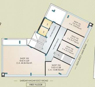 Project Image of 519.47 - 709.99 Sq.ft 2 BHK Apartment for buy in Shanti Balaji Corner