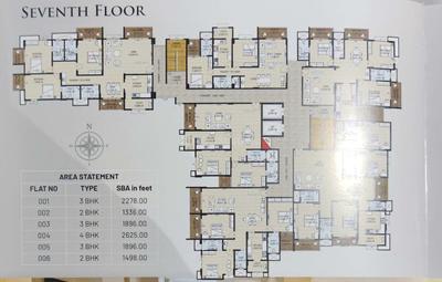 Project Image of 1198.0 - 2625.0 Sq.ft 2 BHK Apartment for buy in V K Silver Springs