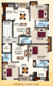 Project Image of 955.0 - 960.0 Sq.ft 2 BHK Apartment for buy in Vikaan Sri Radhe Krishna