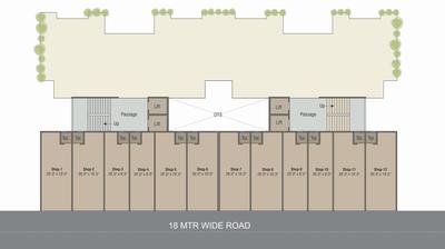 Project Image of 0.0 - 680.0 Sq.ft 2 BHK Apartment for buy in Aatmiya New County Phase 2