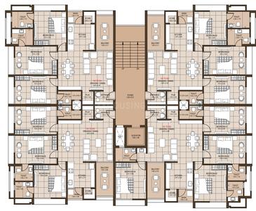 Roosh The First The First Cluster Plan from 1st to 5th Floor 1