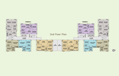 Project Image of 633.0 - 951.0 Sq.ft 2 BHK Apartment for buy in Balasaria Ambika Icon