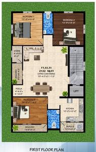 GS Shreyas Flats Shreyas Flats Cluster Plan for 1st Floor 1