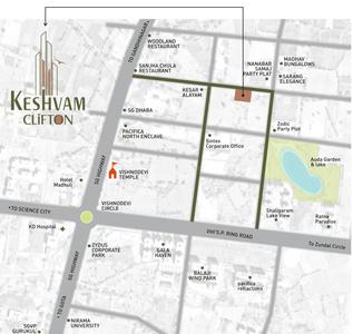 Project Image of 1112.67 - 1631.59 Sq.ft 3 BHK Apartment for buy in Keshvam Clifton