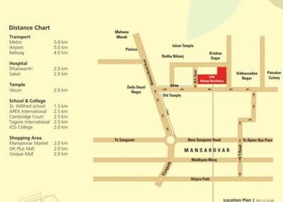 Project Image of 1100.0 - 1636.0 Sq.ft 2 BHK Apartment for buy in Vibrant Pinkcity Naman Residency Phase II