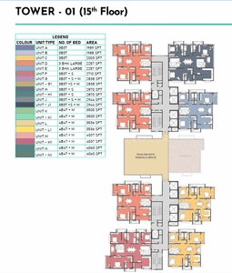 Project Image of 1987.99 - 4059.93 Sq.ft 3 BHK Apartment for buy in Prestige Clairemont