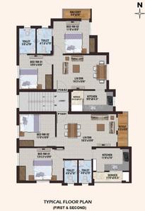 Project Image of 870.0 - 970.0 Sq.ft 2 BHK Apartment for buy in Arjun Sai Kriti