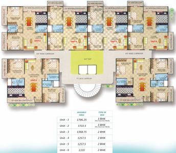 Project Image of 973.0 - 1476.0 Sq.ft 2 BHK Apartment for buy in Vishnu Rajsri