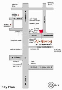 Project Image of 1280 Sq.ft 2 BHK Apartment / Flat for sale in Makarba for Rs. 11000000