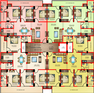 Project Image of 800.0 - 1350.0 Sq.ft 2 BHK Builder Floor for buy in Hardik Luxury Floors