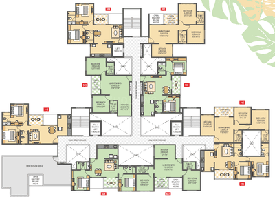 Project Image of 675.55 - 707.73 Sq.ft 2 BHK Apartment for buy in Mont Vert Kingstown