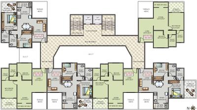 Project Image of 1025 Sq.ft 2 BHK Apartment / Flat for sale in Mundhwa for Rs. 7700000