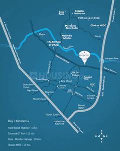Project Image of 935 Sq.ft 2 BHK Apartment / Flat for sale in Moshi for Rs. 5650000