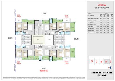 Project Image of 1164.0 - 3057.0 Sq.ft 2 BHK Apartment for buy in Ishwar Pratik Grand