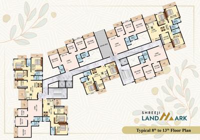 Project Image of 910.0 - 1370.0 Sq.ft 2 BHK Apartment for buy in Shreeji Landmark Phase 1