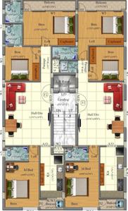 Project Image of 1300.0 - 1350.0 Sq.ft 3 BHK Apartment for buy in AVR Crown