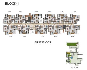 Project Image of 1109.0 - 1636.0 Sq.ft 2 BHK Apartment for buy in Casagrand Highcity