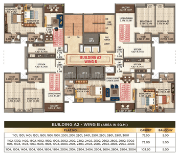 Project Image of 780.38 - 1114.06 Sq.ft 2 BHK Apartment for buy in Kumar Parc Residences A2